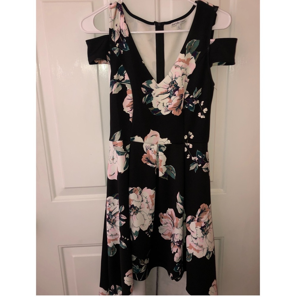 Black Charlotte Russe dress off the shoulder